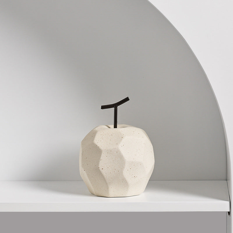 Figurines Céramique Wabi-Sabi — Pomme & Poire Sculpturales (vendu à l’unité)