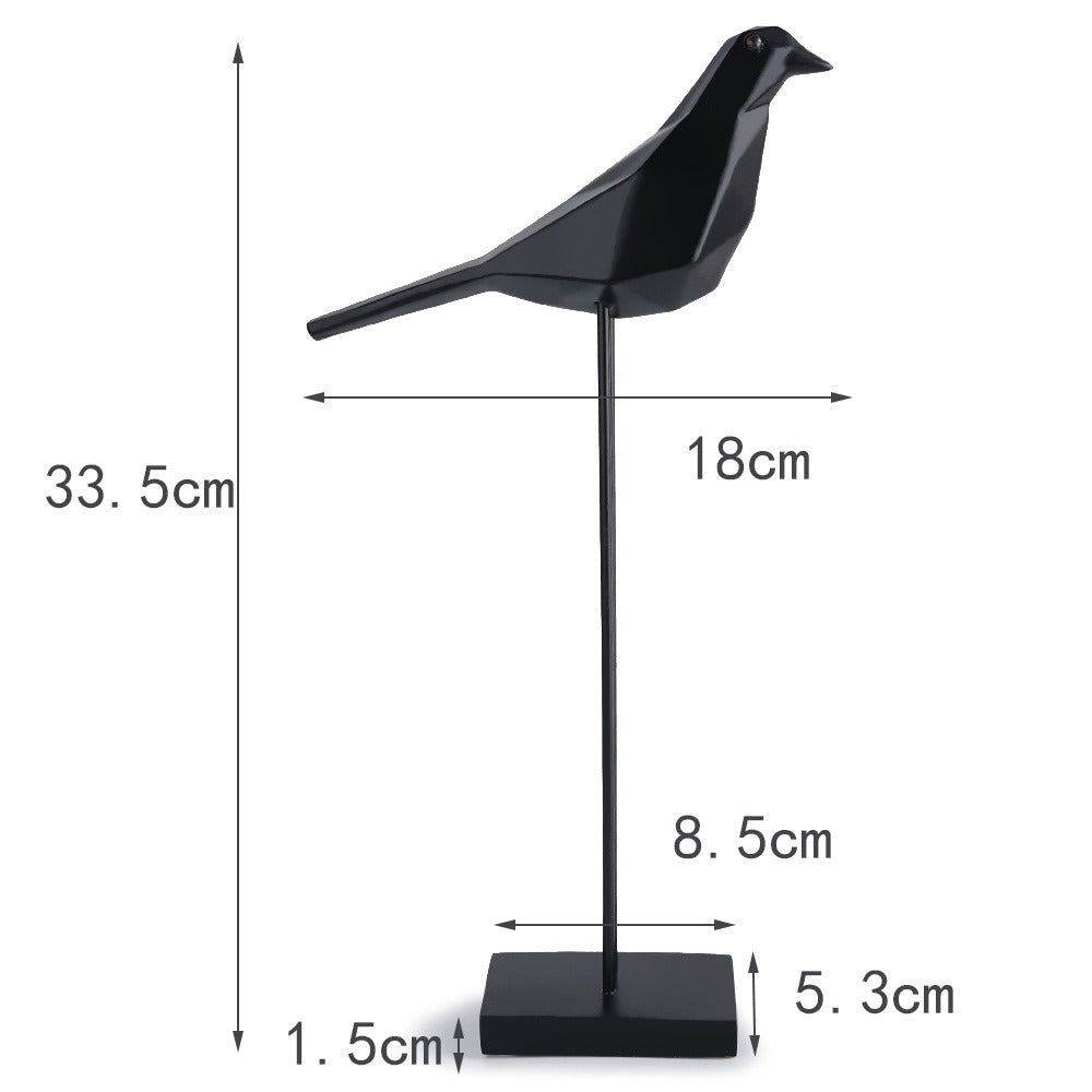 Figurine Colombe en Résine — Finition Soignée, Symbole de Paix | Décoration Intérieure & Cadeau