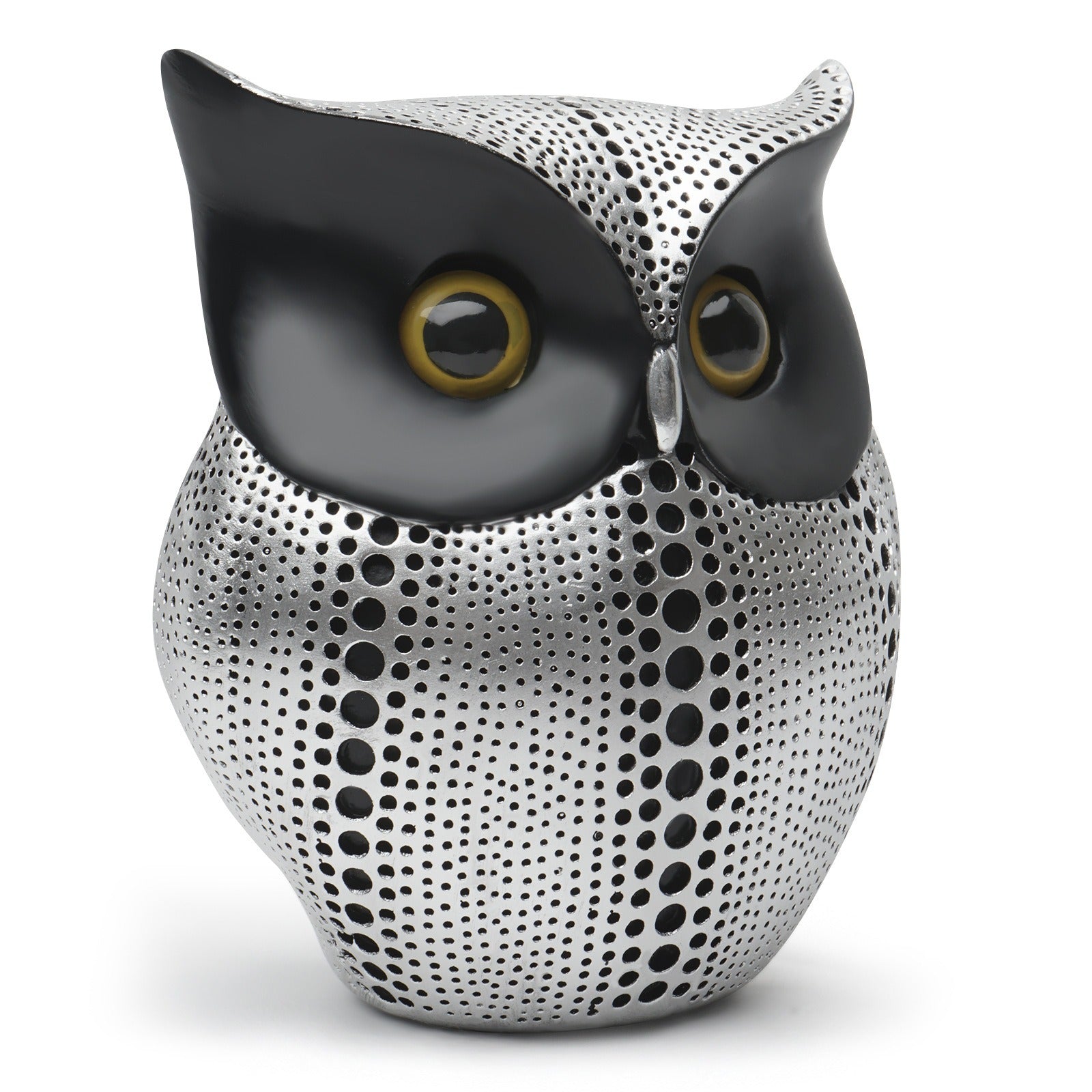 Figurine Hibou Minimaliste en Résine — Design Épuré, Stable & Durable | Décoration Salon & Bureau