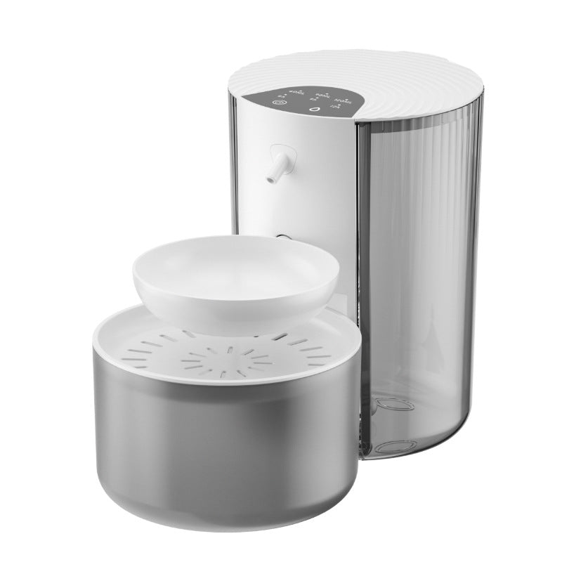 Fontaine à Eau Automatique pour Chat — 3L, Filtration Intégrée, Sans Fil | Plastique ou Inox