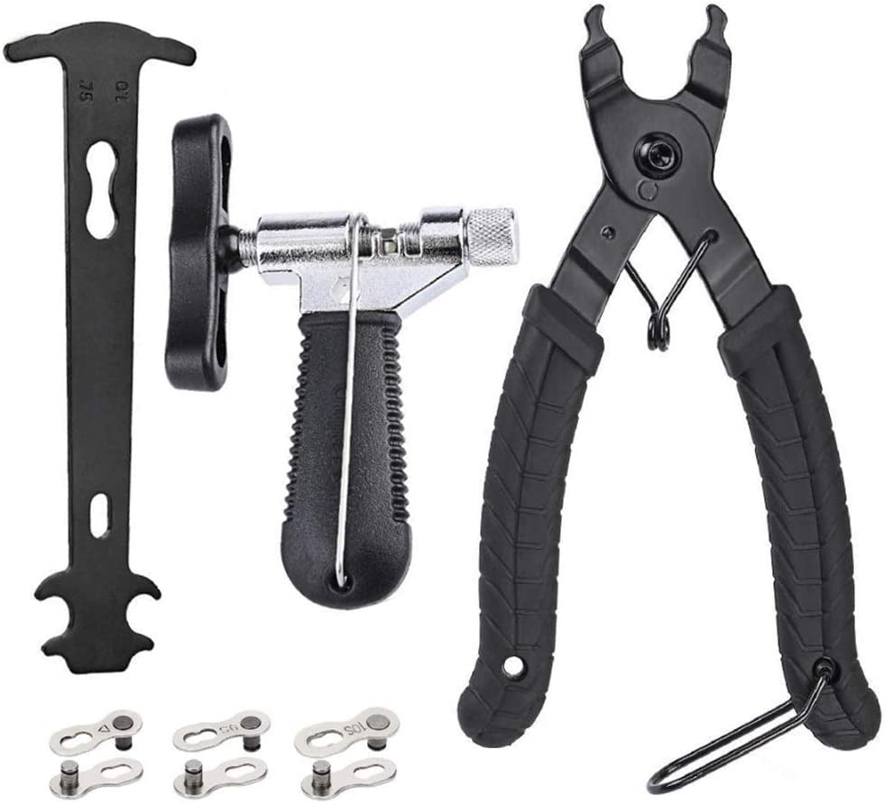 Kit Outils Chaîne Vélo — Coupe-Chaîne, Pince & Maillon, Acier Trempé | Compatible 6 à 12 Vitesses