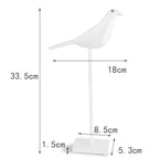 Figurine Colombe en Résine — Finition Soignée, Symbole de Paix | Décoration Intérieure & Cadeau