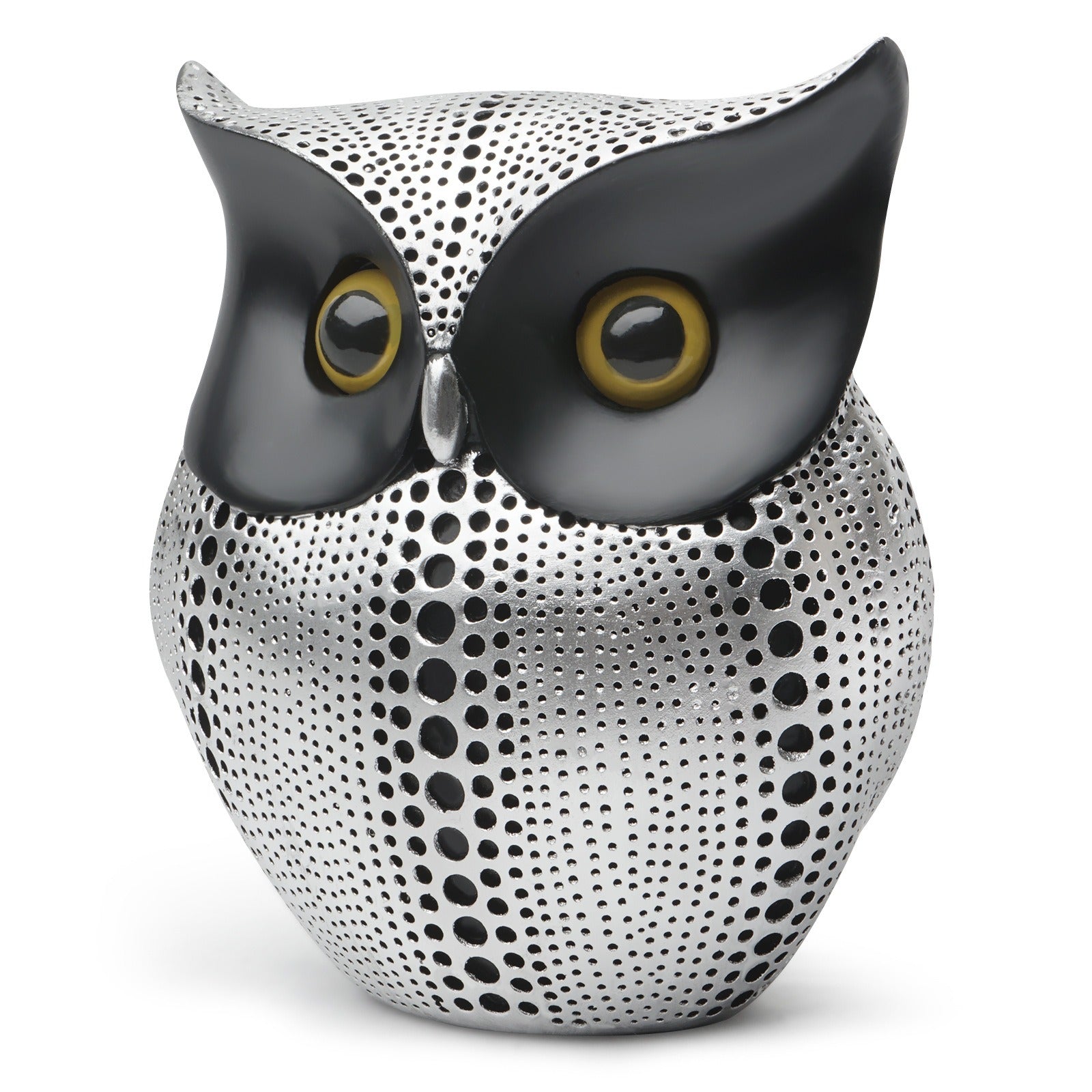 Figurine Hibou Minimaliste en Résine — Design Épuré, Stable & Durable | Décoration Salon & Bureau