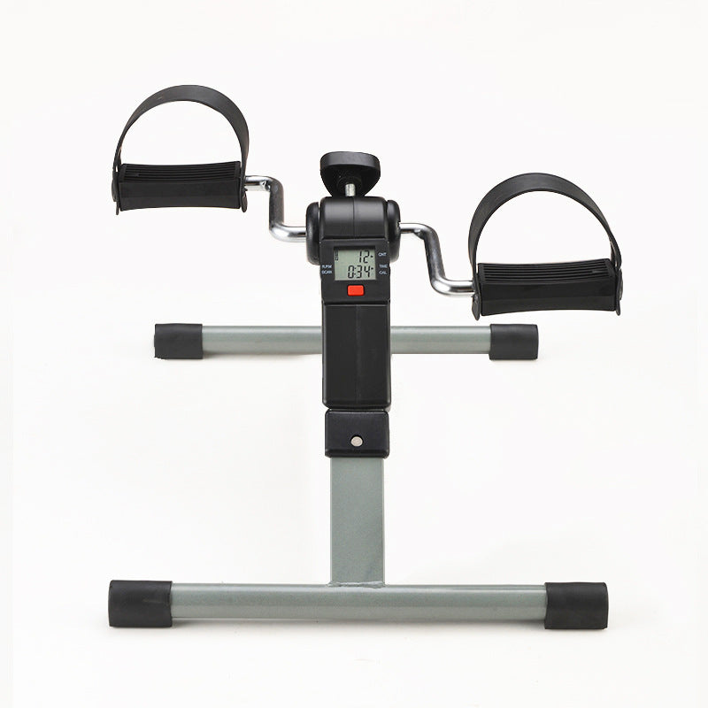 Vélo Pédalier de Bureau avec Écran LCD — Résistance Réglable, Bras & Jambes | Compact & Silencieux