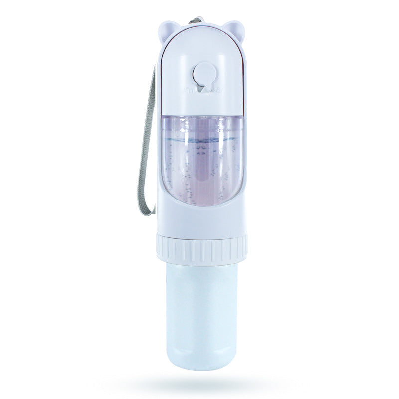 Gobelet 2-en-1 Eau & Croquettes pour Animaux — 220ml + 120g, Sans Fuite | Idéal Balades & Voyages