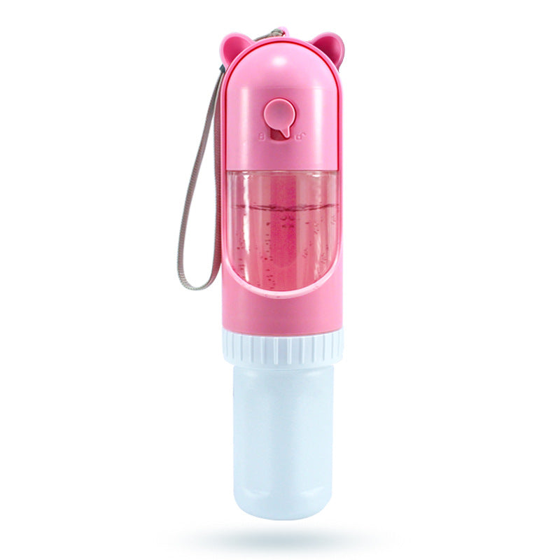 Gobelet 2-en-1 Eau & Croquettes pour Animaux — 220ml + 120g, Sans Fuite | Idéal Balades & Voyages