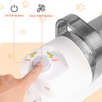 Kit Toilettage Aspirateur pour Chien & Chat — Tondeuse Électrique & Accessoires 2-en-1