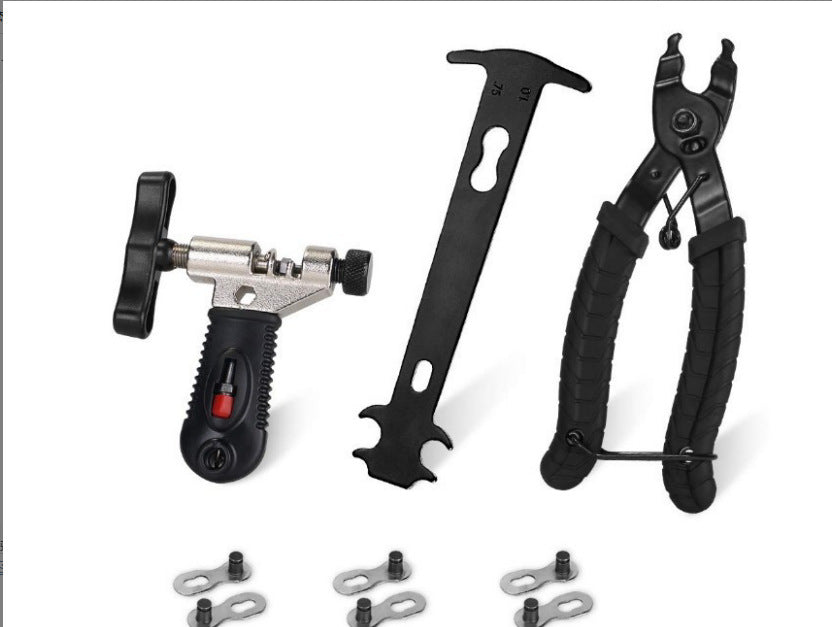 Kit Outils Chaîne Vélo — Coupe-Chaîne, Pince & Maillon, Acier Trempé | Compatible 6 à 12 Vitesses