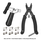 Kit Outils Chaîne Vélo — Coupe-Chaîne, Pince & Maillon, Acier Trempé | Compatible 6 à 12 Vitesses
