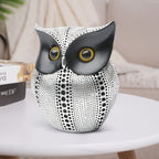 Figurine Hibou Minimaliste en Résine — Design Épuré, Stable & Durable | Décoration Salon & Bureau
