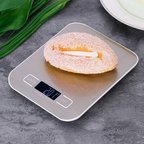 Balance de Cuisine Électronique — Précision au Gramme, 6 Unités, Écran LCD | Surface Inox, 5 kg Max