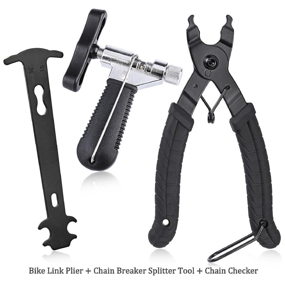 Kit Outils Chaîne Vélo — Coupe-Chaîne, Pince & Maillon, Acier Trempé | Compatible 6 à 12 Vitesses