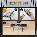 Scie Perforatrice Ajustable — Diamètre Réglable, Acier Résistant | Compatible Perceuse Standard