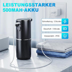 Distributeur de Savon Mousse Automatique Sans Contact — Capteur Infrarouge, Design Noir Mat | Cuisine & Salle de Bain