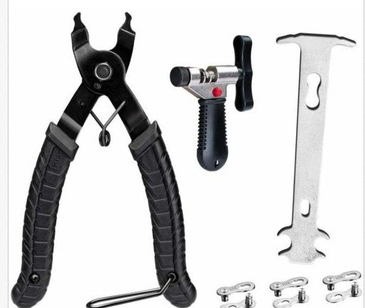 Kit Outils Chaîne Vélo — Coupe-Chaîne, Pince & Maillon, Acier Trempé | Compatible 6 à 12 Vitesses
